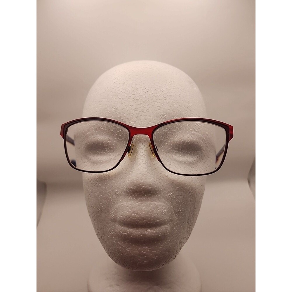Morel Nomad 2387N 54-16 135 RR 030 Eyeglasses Frame France Red Metal Womens